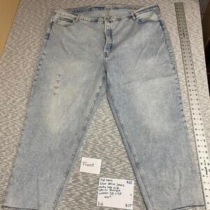 Old Navy blue denim jeans straight women 28=4X. SKU-A65#denim #streetstyle